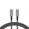 TECH-PROTECT ULTRABOOST MAX USB 4.0 8K 40GBPS TYPE-C CABLE PD 240W 200CM GREY
